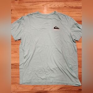 Quiksilver Men's Light Blue T-Shirt